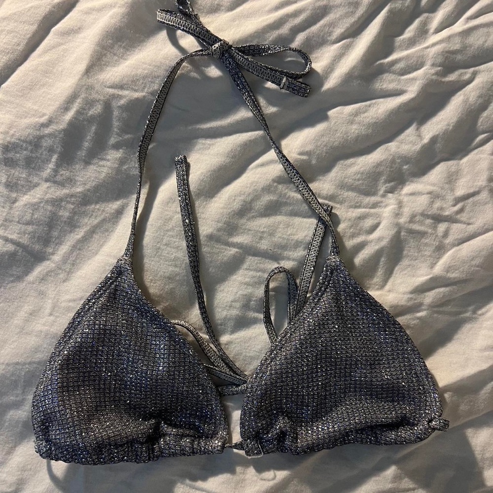 Pacsun Sparkly Bikini Top